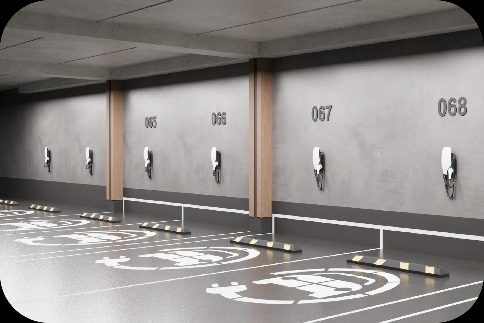 зарядная станция для электромобилей для дома Wall-E